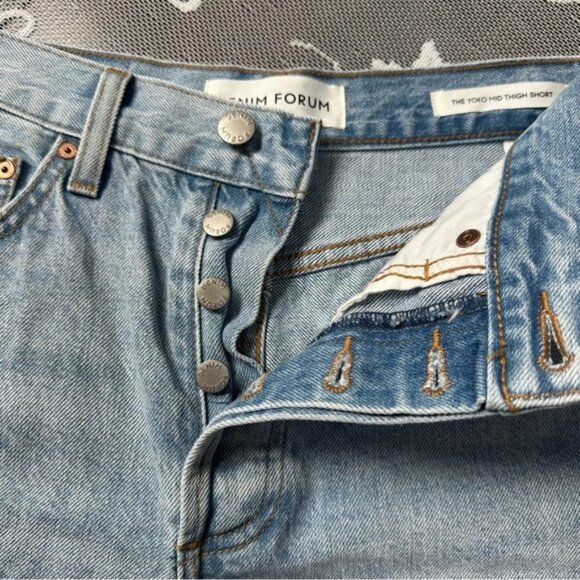 Aritzia Babaton Numero Mid Rise Slim Fit Pant Slit Hem Sz 4 - Picture 5 of 10